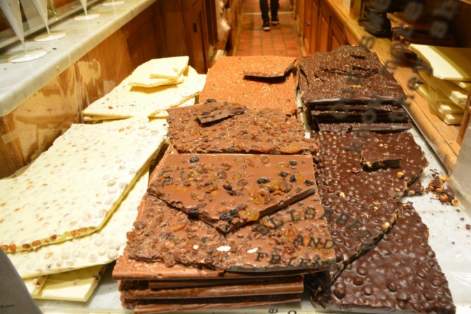 Irresistible slabs of Belgian chocolate