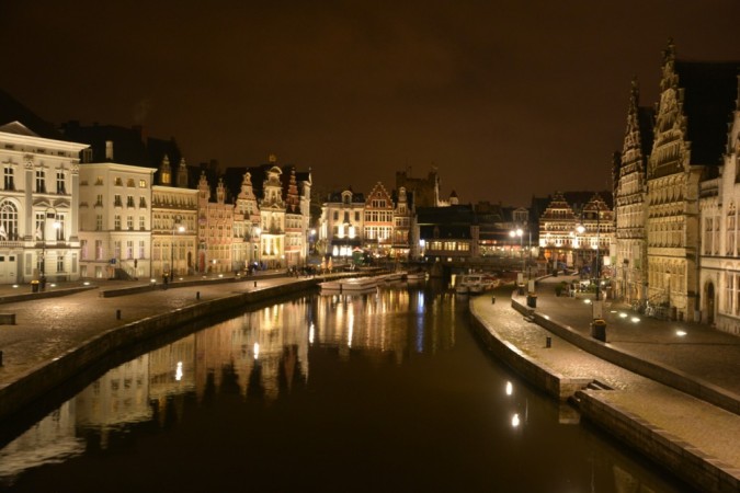 Ghent is charming at night